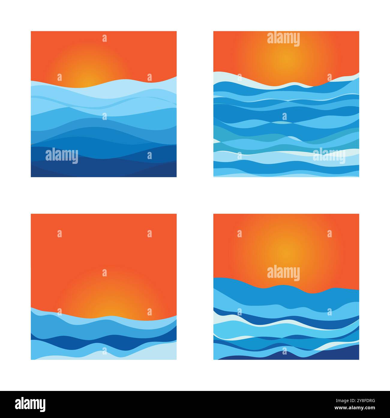 Vecteur d'onde de l'eau résumé illustration design background Illustration de Vecteur