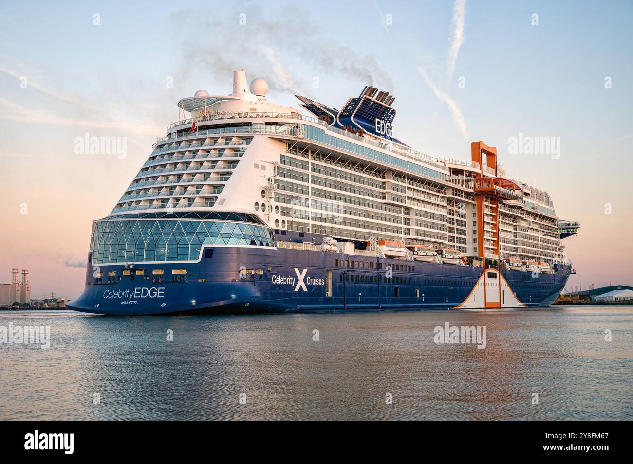Celebrity Edge est un navire de croisière de classe Edge exploité par Celebrity Cruises. Banque D'Images