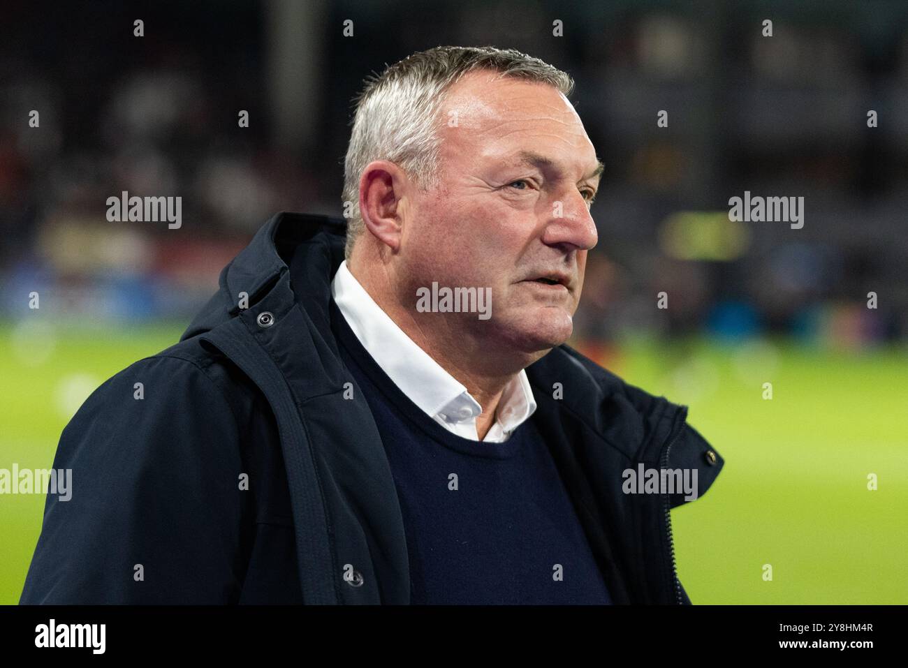 UTRECHT, 05-10-2024, Stadium Galgenwaard, football néerlandais, Eredivisie, saison 2024/2025, pendant le match FC Utrecht - RKC Waalwijk, entraîneur FC Utrecht Ron Jans crédit : Pro Shots/Alamy Live News Banque D'Images