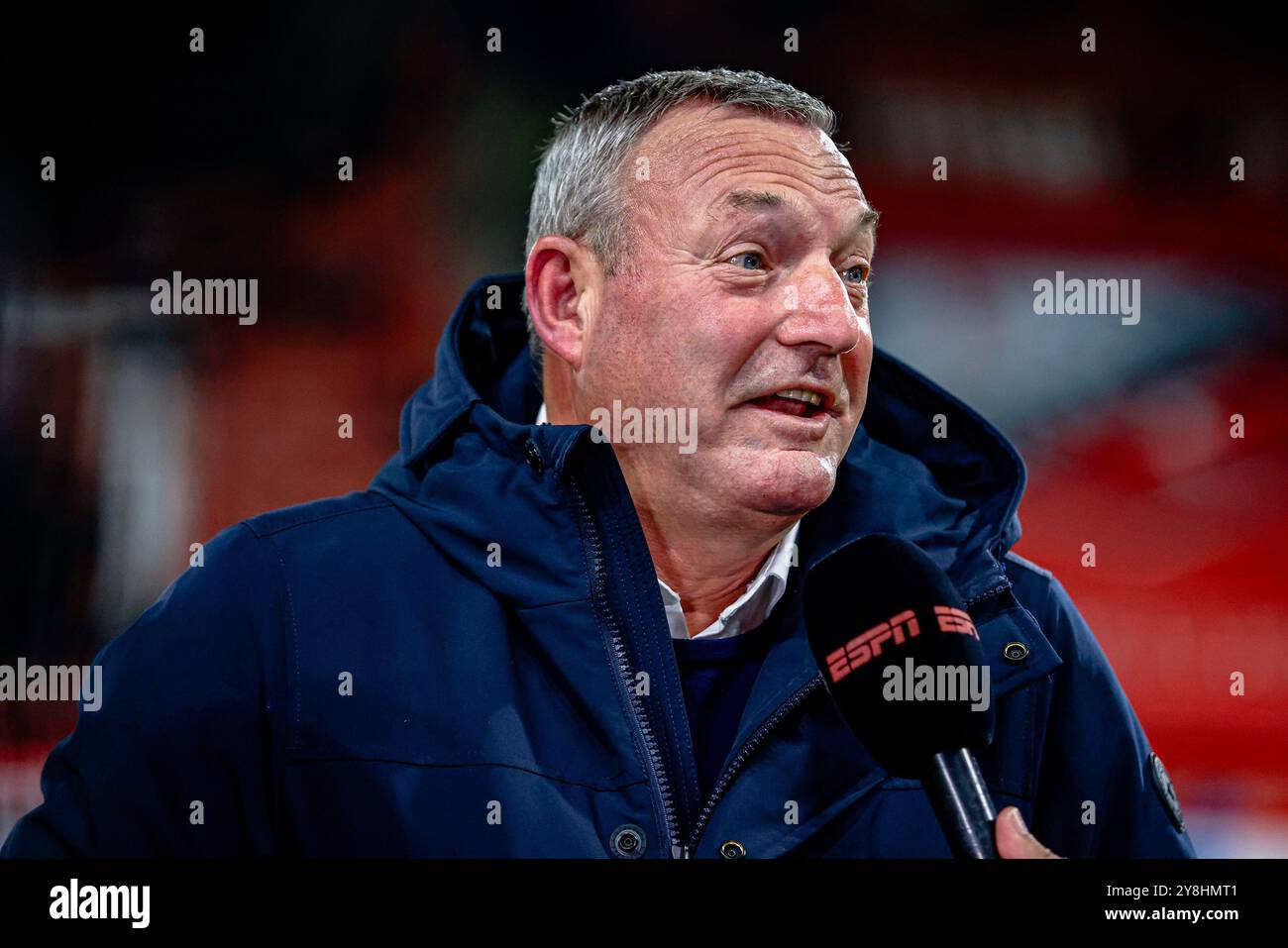 UTRECHT, 05-10-2024, Stadium Galgenwaard, football néerlandais, Eredivisie, saison 2024/2025, pendant le match FC Utrecht - RKC Waalwijk, entraîneur FC Utrecht Ron Jans crédit : Pro Shots/Alamy Live News Banque D'Images