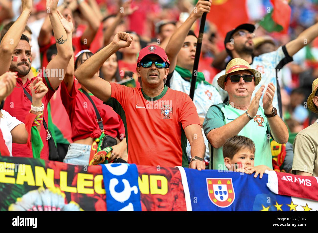 EM 2024 : Georgien - Portugal AM 26.06.2024 in der Veltins Arena in Gelsenkirchen Foto : osnapix Banque D'Images