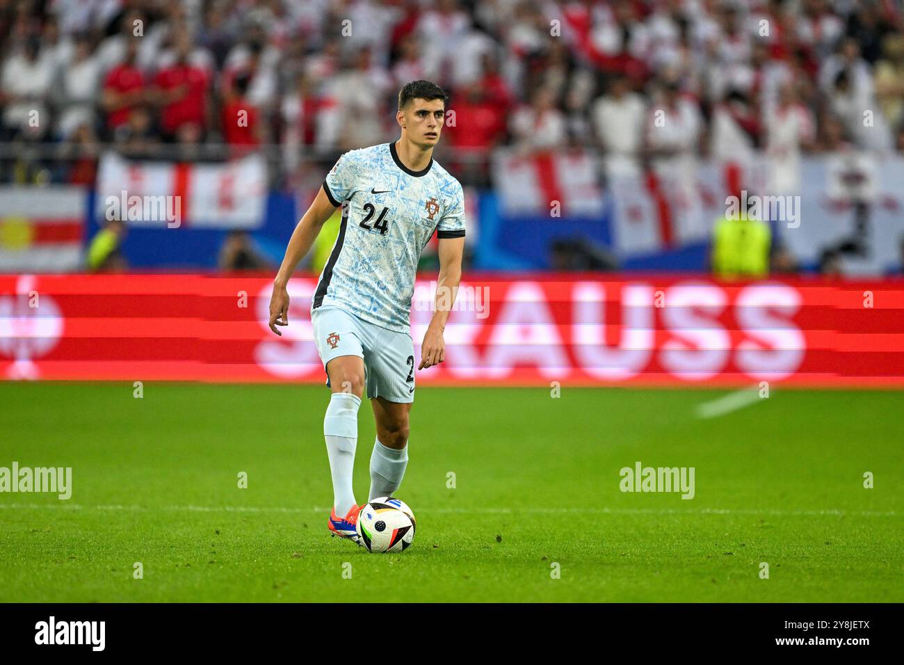 EM 2024 : Georgien - Portugal AM 26.06.2024 in der Veltins Arena in Gelsenkirchen Foto : osnapix Banque D'Images