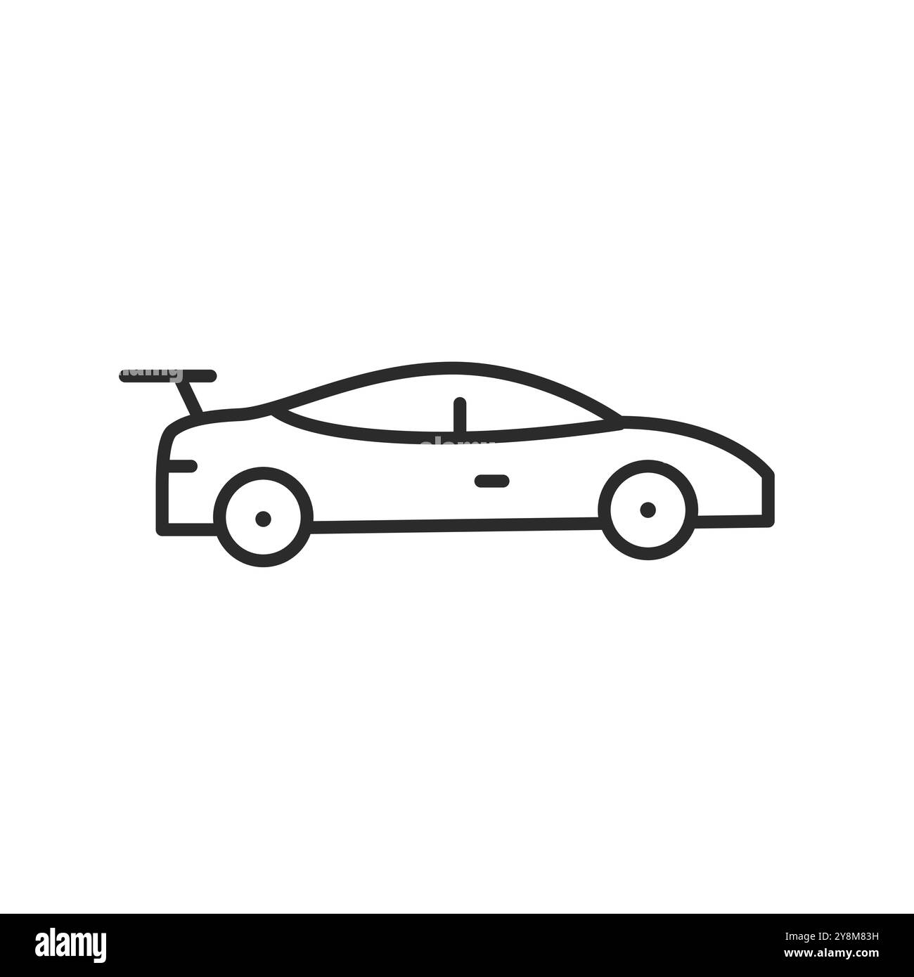 Icône de voiture de sport Illustration de Vecteur