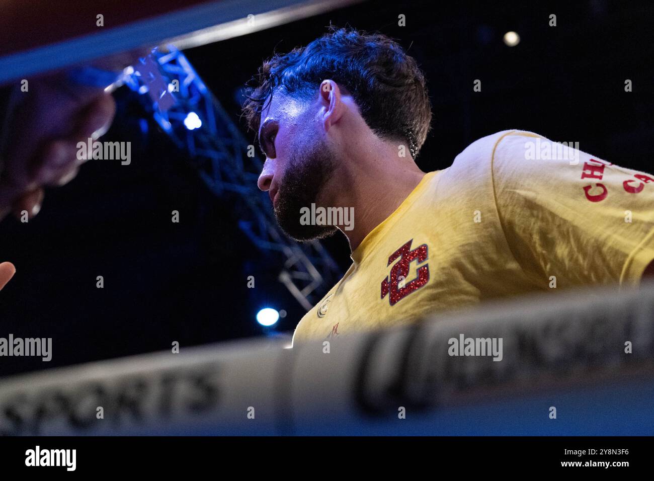 Liverpool, Royaume-Uni. 05 octobre 2024. Nick Ball vs Ronny Rios - samedi 5 octobre 2024 - M&S Bank Arena Liverpool - WBA Featherweight Championship of the World Credit : Samuel Wardle/Alamy Live News Banque D'Images