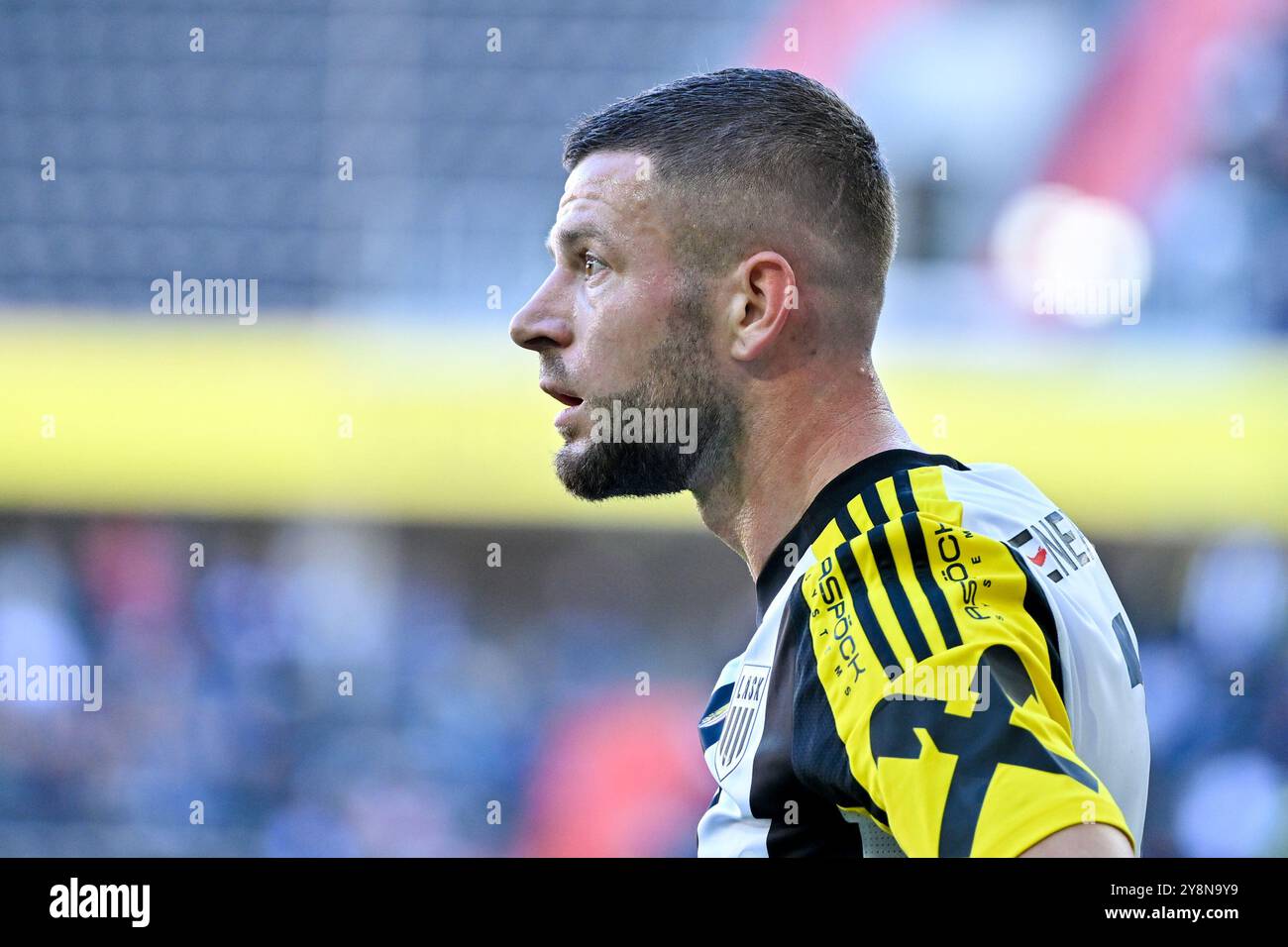 LINZ, AUTRICHE - 6 OCTOBRE : Valon Berisha du LASK lors du match de l'amiral Bundesliga opposant LASK contre SK Austria Klagenfurt au Raiffeisen Arena le 6 octobre 2024 à Linz, Autriche.241006 SEPA 20 051 - 20241006 PD4679 Banque D'Images