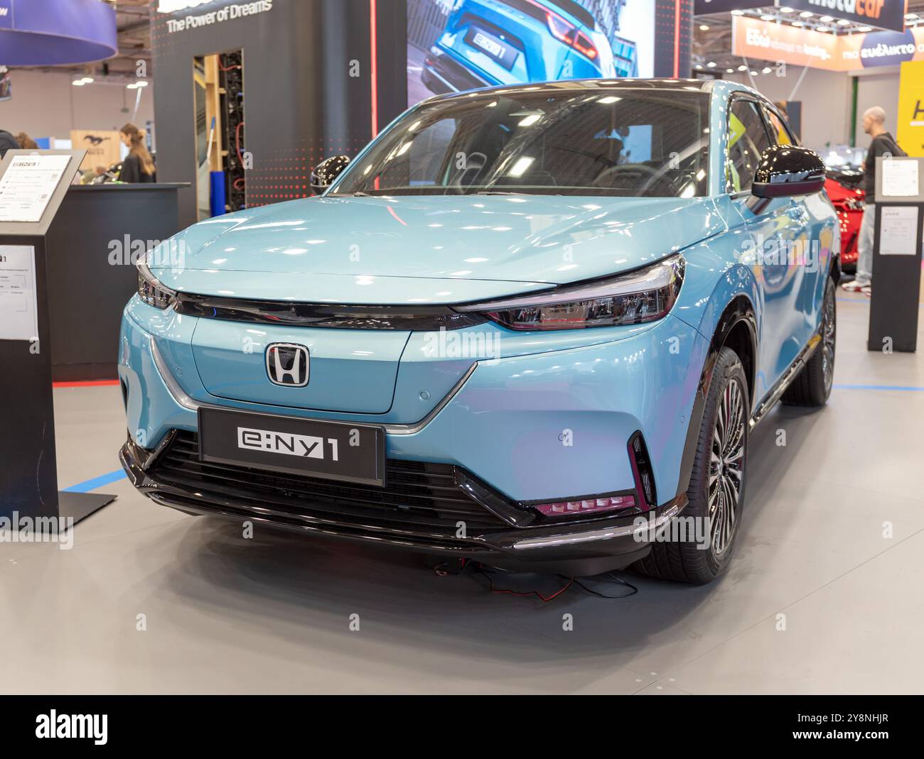 ATHÈNES, GRÈCE - 5 OCTOBRE 2024 : Honda e:NY1 au salon Auto Athina 2024. Banque D'Images