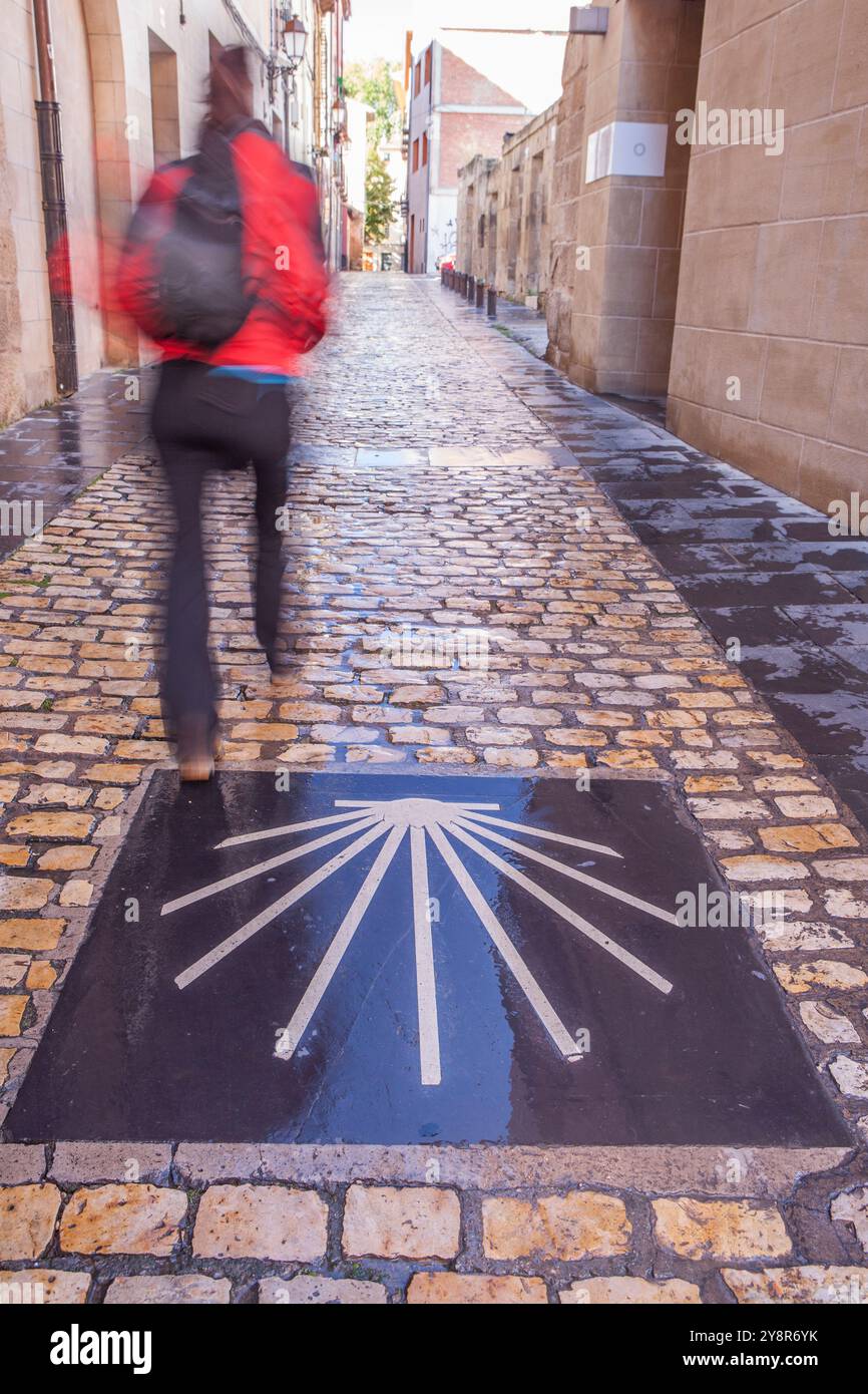 James Way à Logroño , la Rioja, Espagne Banque D'Images