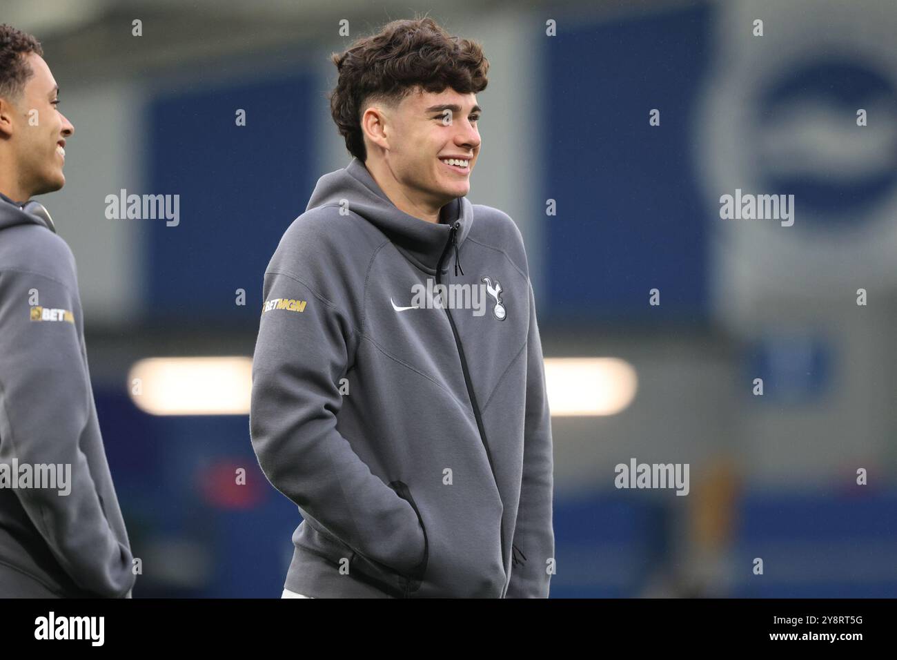 Archie Gray du Tottenham Hotspur FC à l'AMEX Stadium, Brighton Banque D'Images