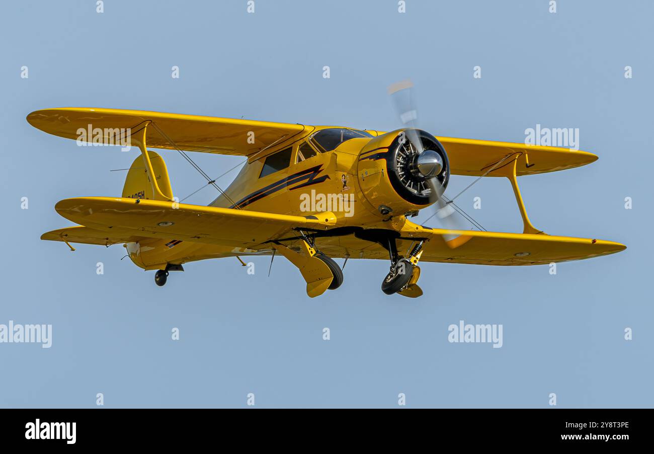 Hêtre modèle 17 Staggerwing Banque D'Images