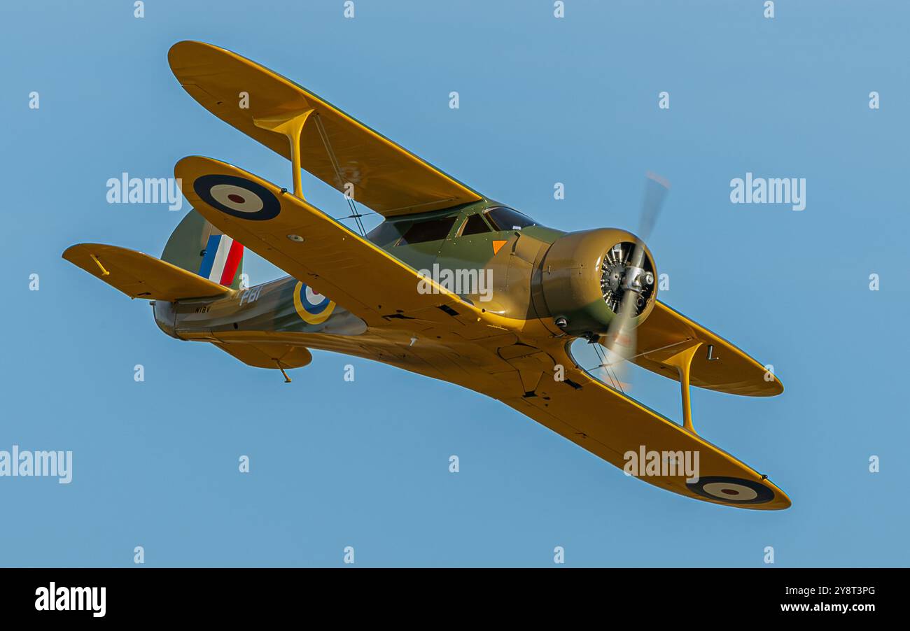 Hêtre modèle 17 Staggerwing Banque D'Images