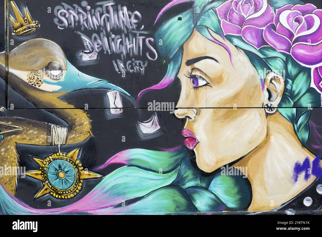 Graffiti à la Rochelle, Charente-maritime, France, Europe Banque D'Images