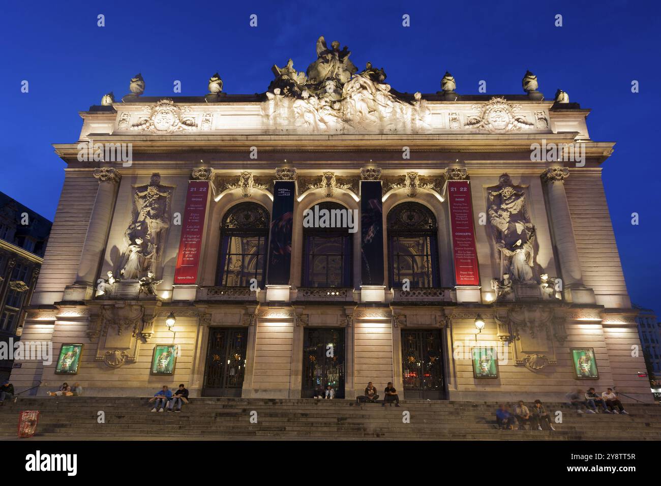 Opéra de Lille, Nord, hauts-de-France, France, Europe Banque D'Images