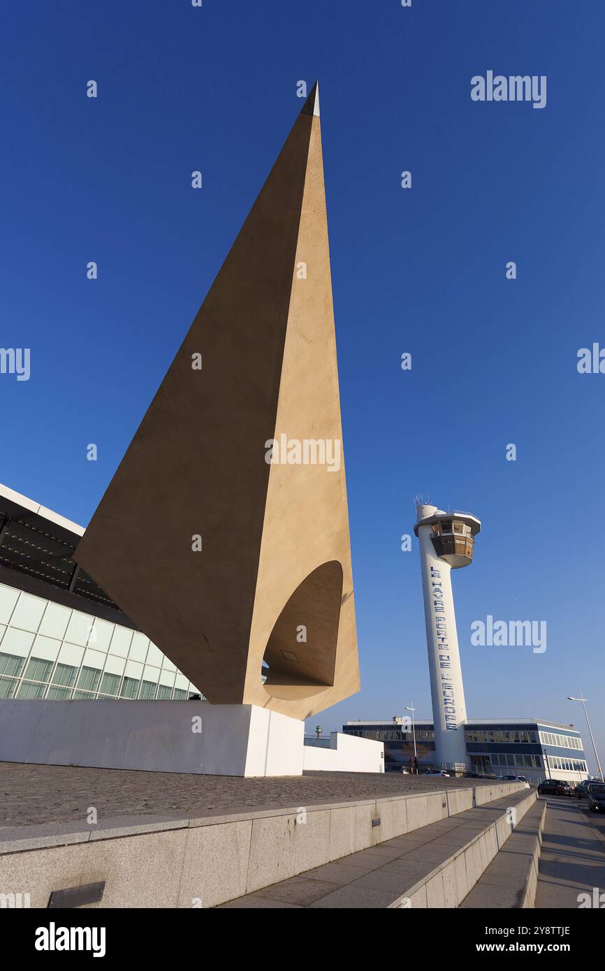 Le signal, sculpture de Henri-Georges Adam, MUMA, Musée d'Art moderne André Malraux, le Havre, Seine-maritime, France, Europe Banque D'Images