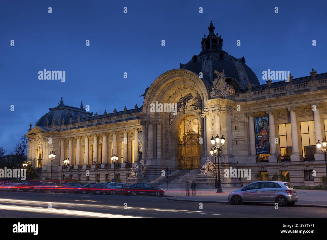 La façade du petit Palais, Musée des Beaux-Arts, Avenue Winston Churchill, Paris, Ile de France, France, Europe Banque D'Images