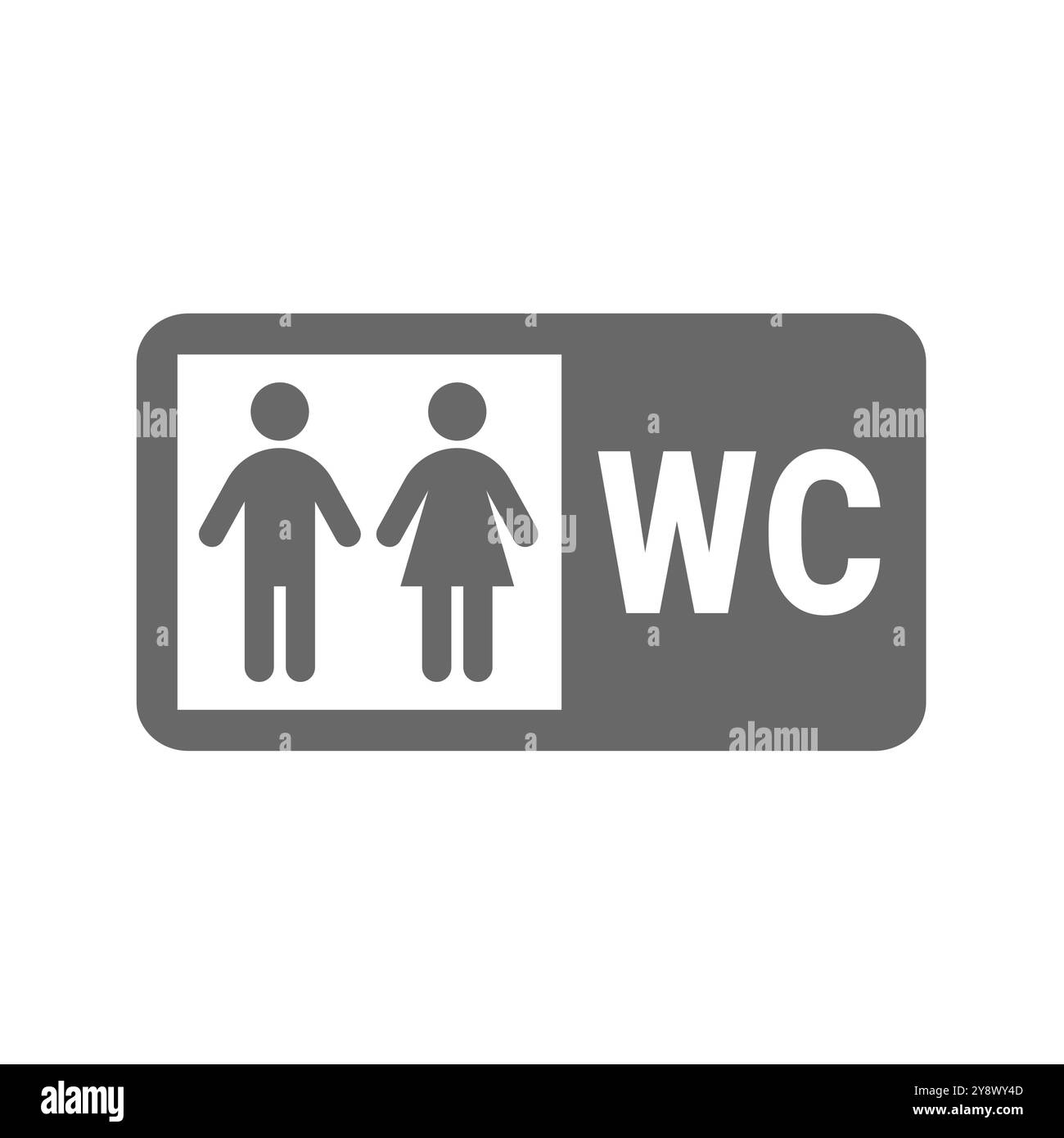 Pictogram woman ladies toilet Banque d'images vectorielles - Alamy