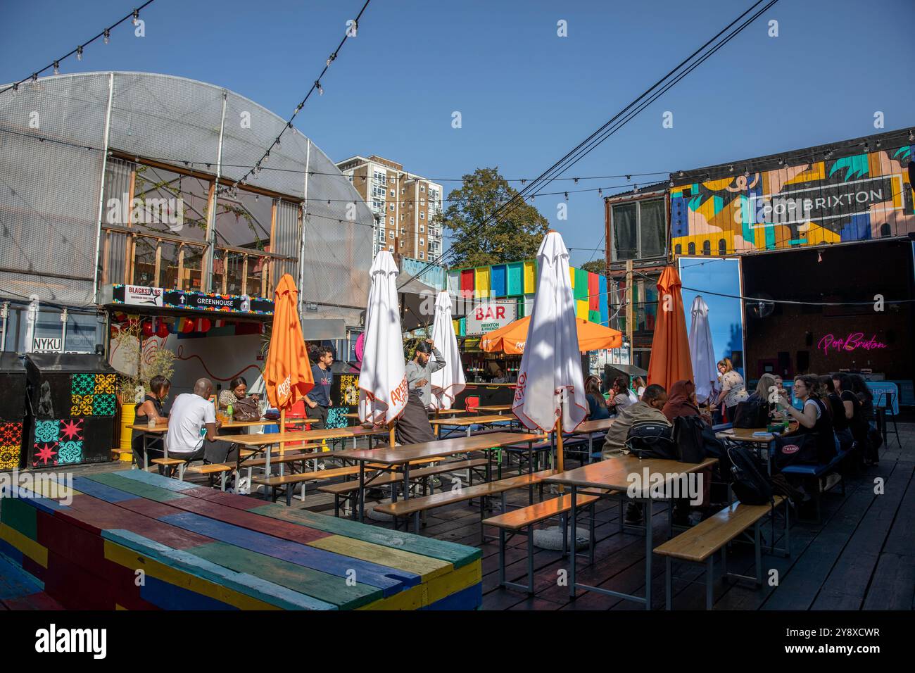 Pop Brixton dans le sud de Londres le 17 septembre 2024. Crédit photo : Sam Mellish Banque D'Images