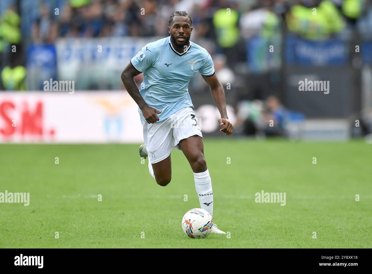 Nuno Tavares du SS Lazio lors du match de Serie A entre le SS Lazio et l'Empoli FC au stade Olimpico à Rome (Italie), le 6 octobre 2024. Banque D'Images