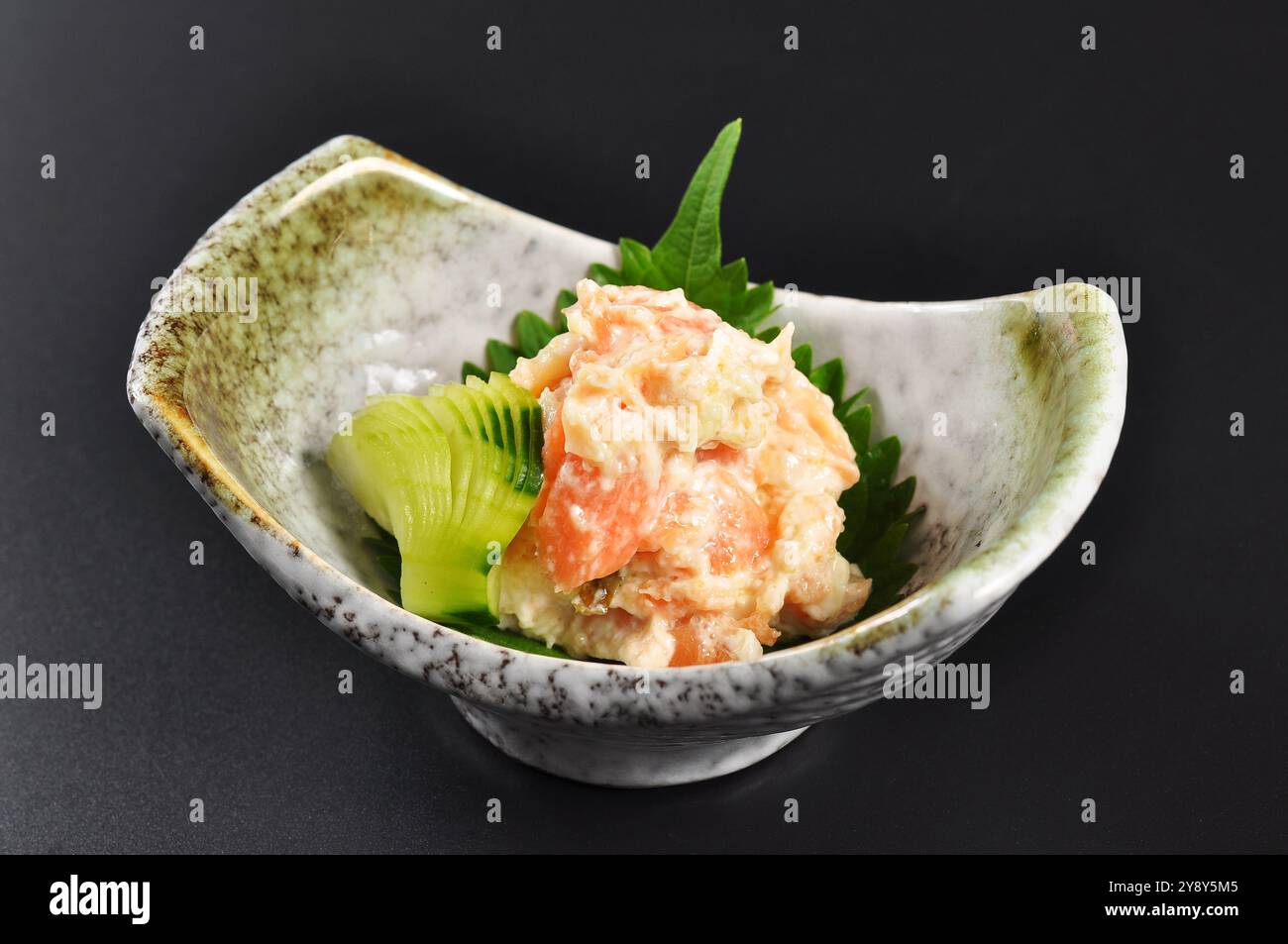 Salade de crabe, nourriture japonaise Banque D'Images