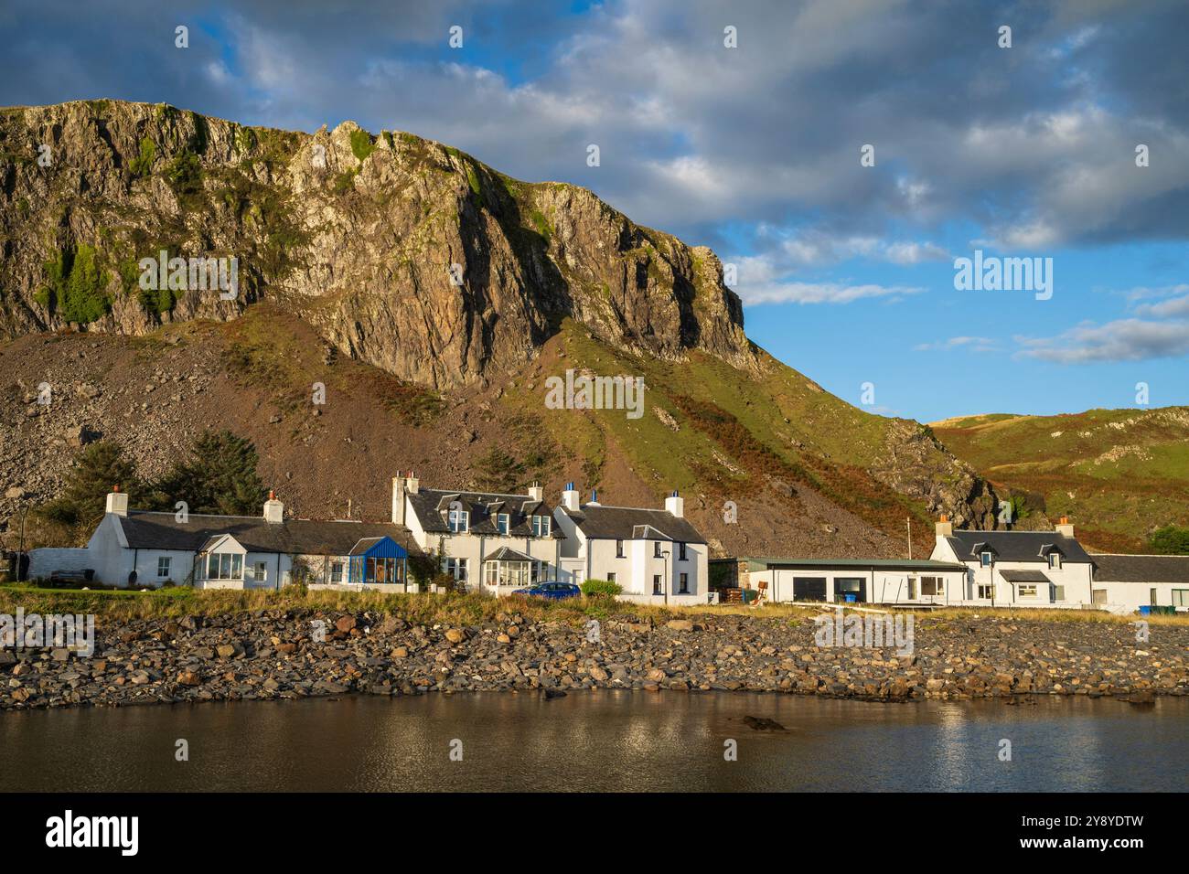 Ellenabeich village à côté de Easdale Island, près d'Oban, Argyll et Bute, Écosse, Royaume-Uni Banque D'Images