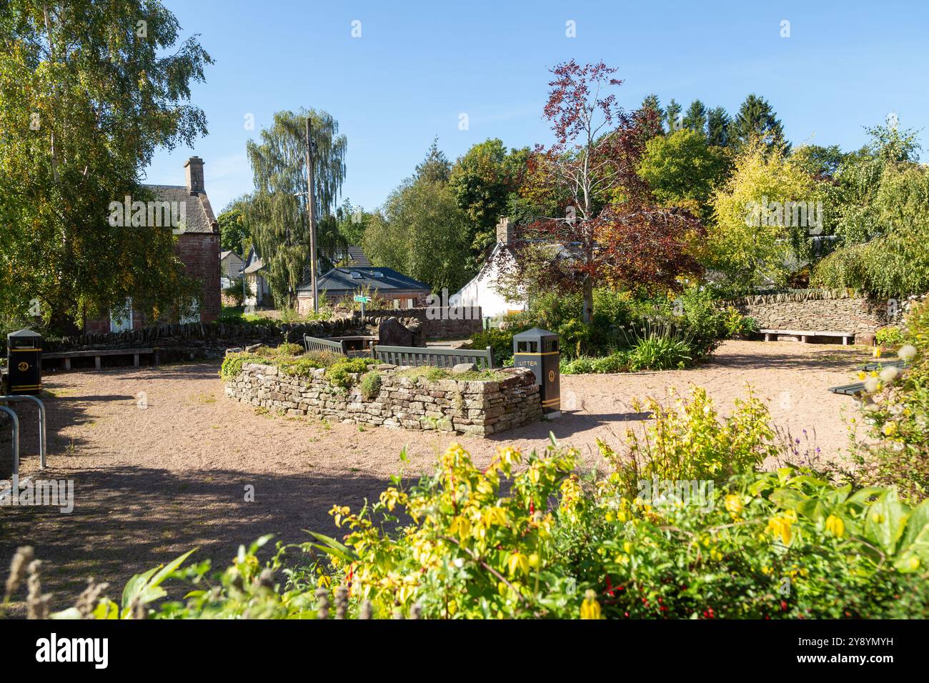 Meigle public Garden, Strathmore, Perthshire, Écosse Banque D'Images