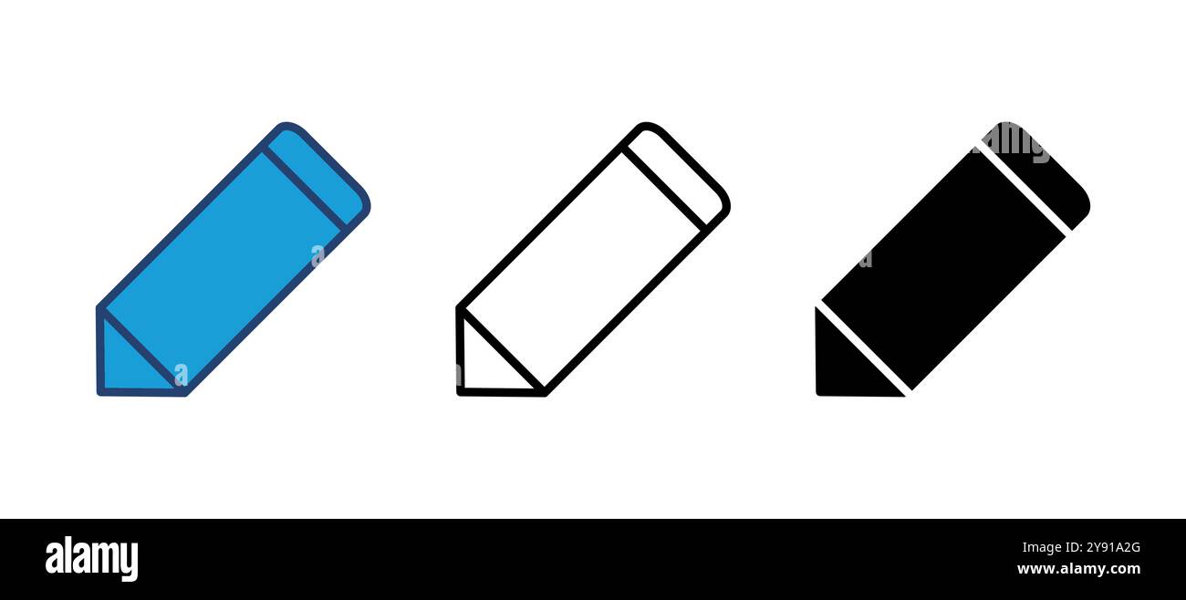 Vecteur d'icône de crayon. symbole de plume. modifier le vecteur d'icône Illustration de Vecteur