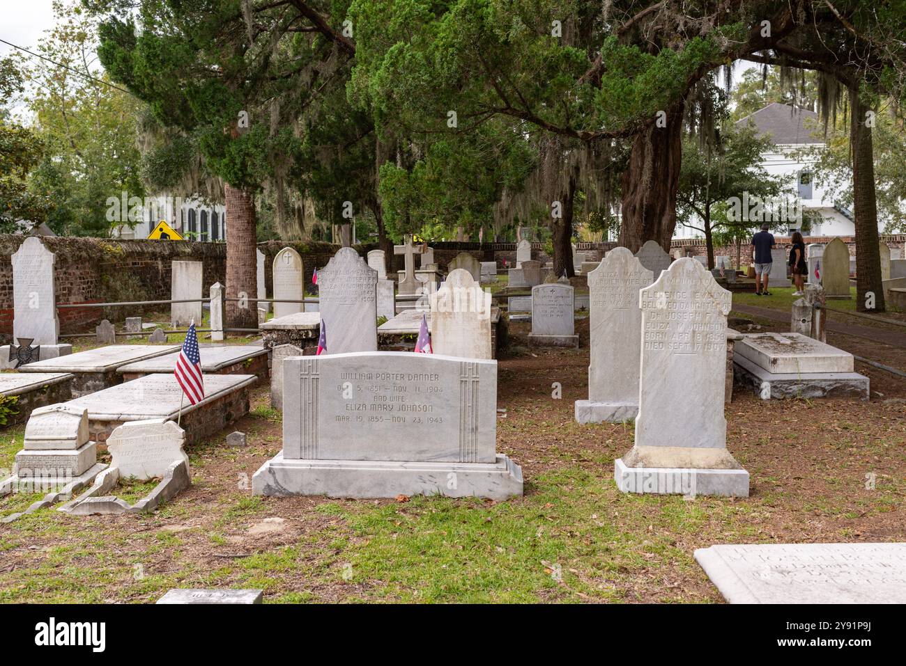 La ville historique de Beaufort, Caroline du Sud, est une destination touristique populaire Banque D'Images