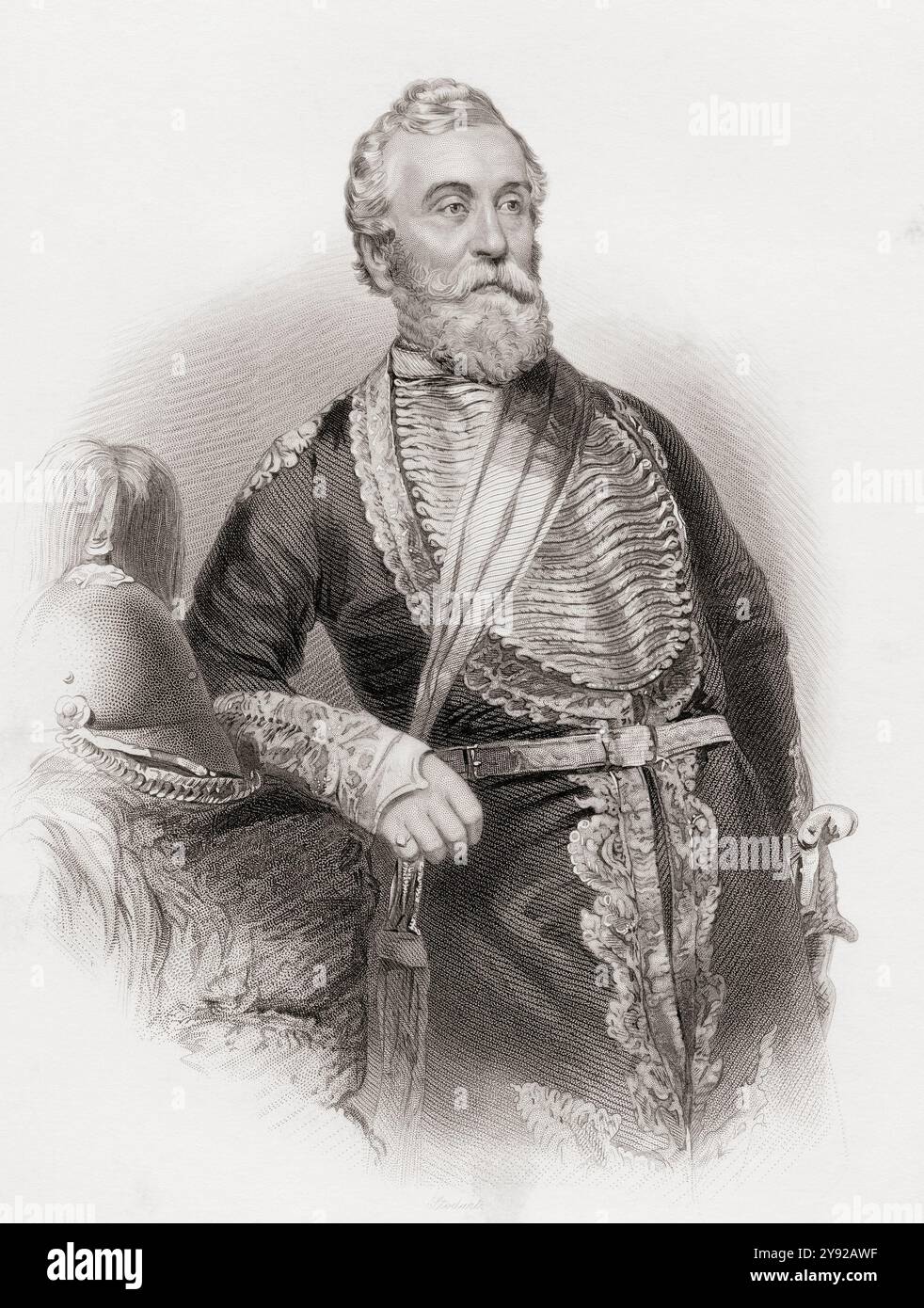 George Stewart Beatson, 1814 – 1874. Médecin écossais, chirurgien général de l'armée britannique et médecin honoraire de la reine Victoria. D'une estampe du XIXe siècle Banque D'Images