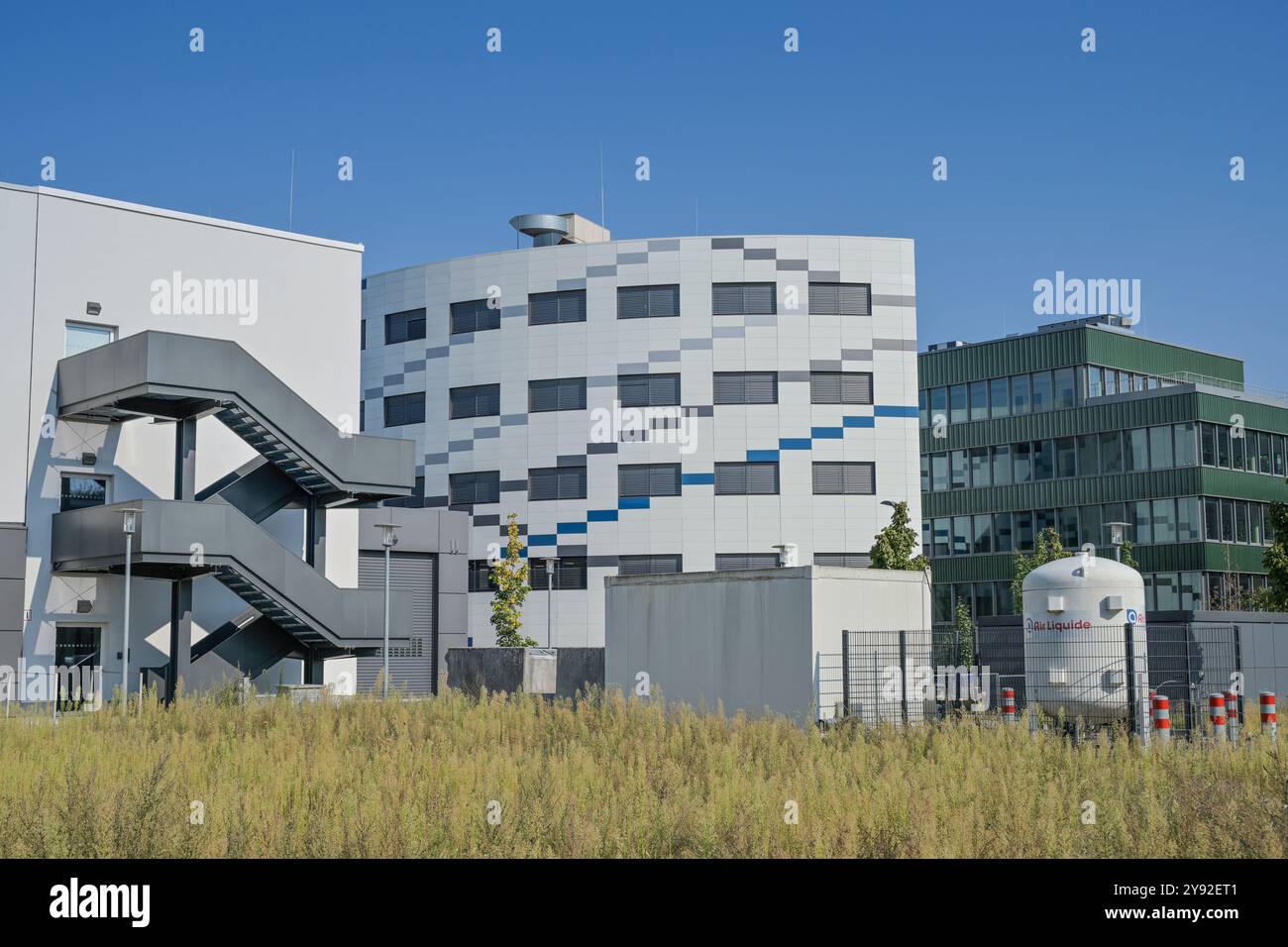 Dan-Tech Energy, Max-Planck-Straße, Adlershof, Treptow-Köpenick, Berlin, Deutschland Banque D'Images
