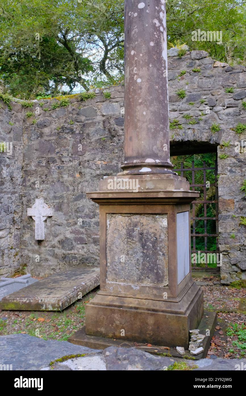 Château et chapelle de Dunstaffnage, près d'Oban, Argyll et Bute, Écosse Banque D'Images