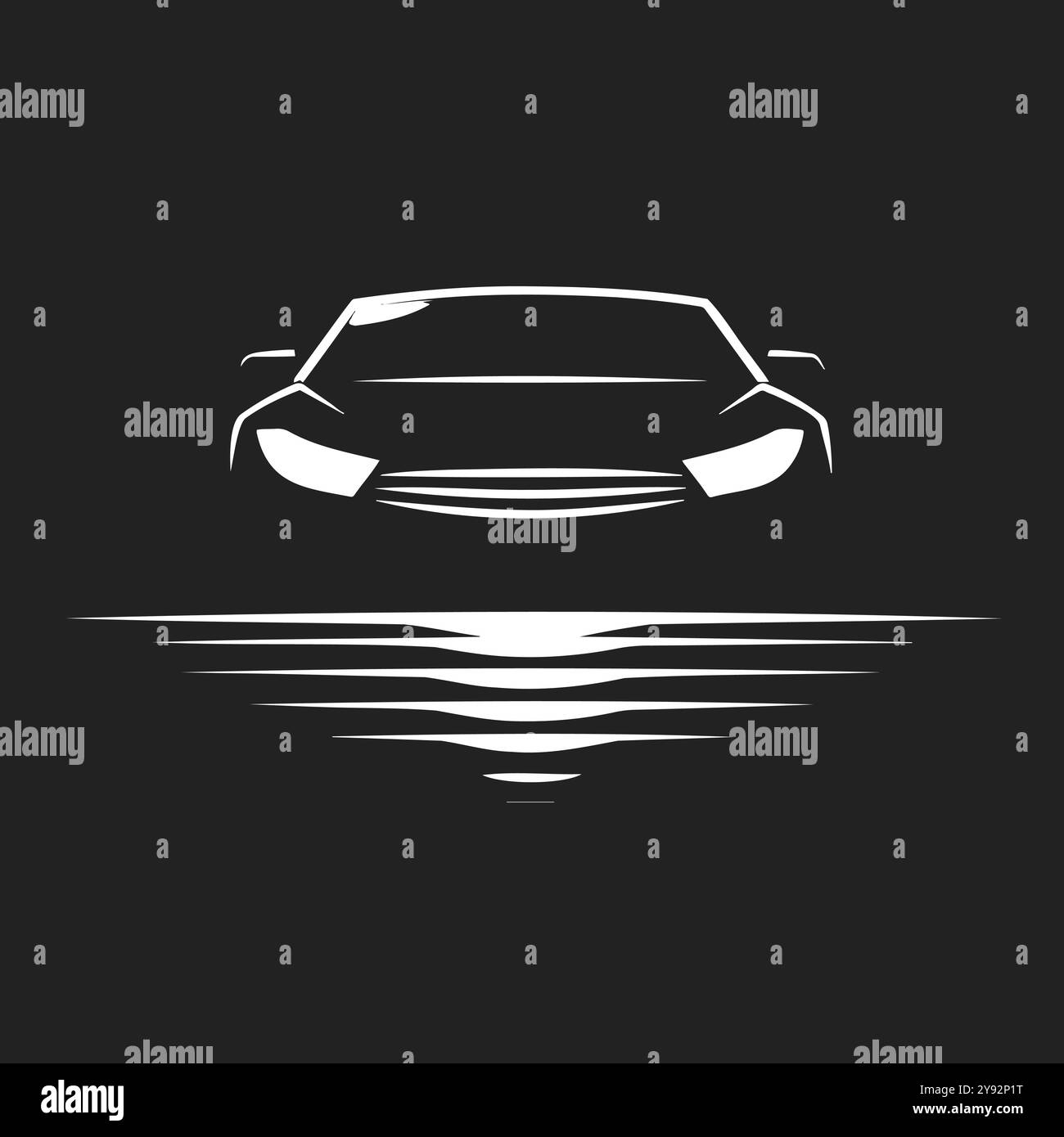 Voiture de course noir et blanc Banque de photographies et d’images à ...