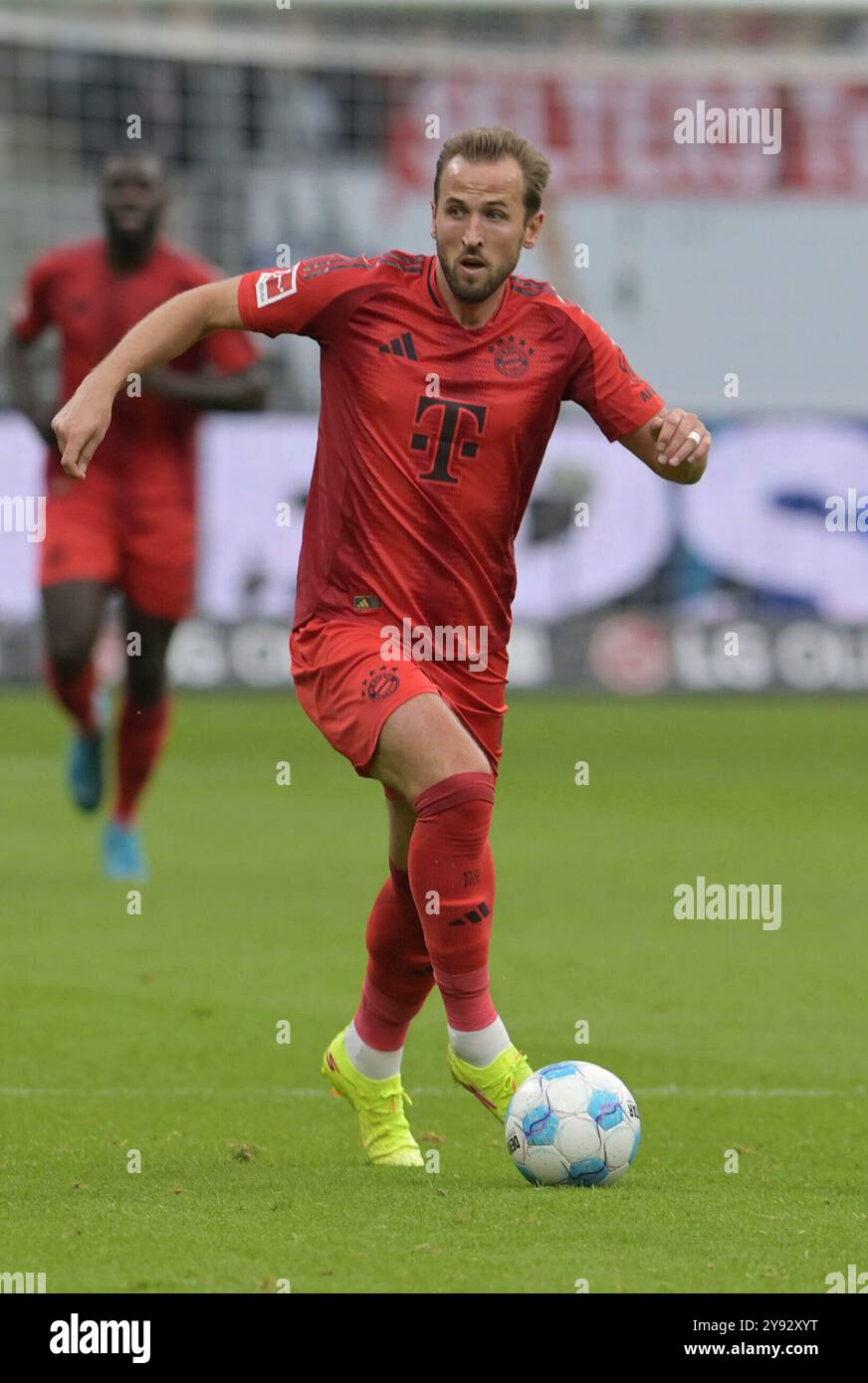 Francfort, Deutschland. 06 octobre 2024. Harry. Kane fotografiert beim Fußball Bundesliga Spiel Eintracht Frankfurt gegen den FC. Bayern München. AM 6.9.2024 à Francfort. Crédit : dpa/Alamy Live News Banque D'Images