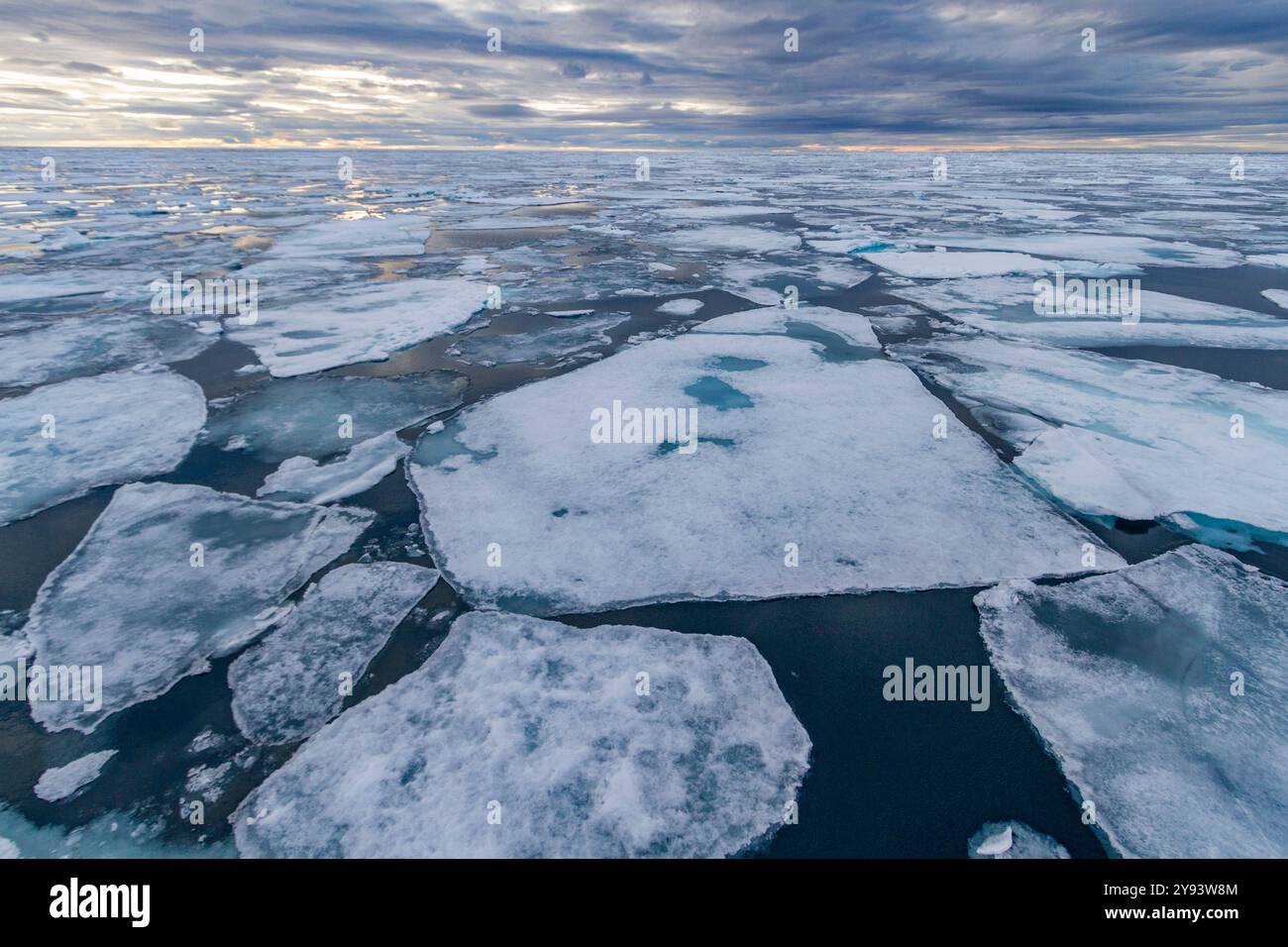 Glace sous toutes ses formes dans l'archipel du Svalbard, en Norvège, en Arctique, en Europe Banque D'Images
