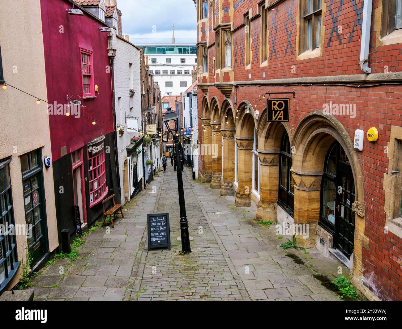 Pas de Noël, Bristol, Angleterre, Royaume-Uni, Europe Banque D'Images