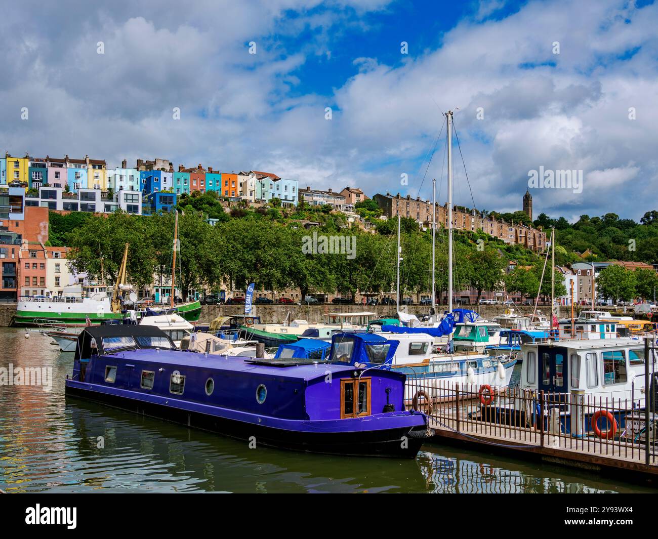 Bristol Marina, Floating Harbour, Bristol, Angleterre, Royaume-Uni, Europe Banque D'Images