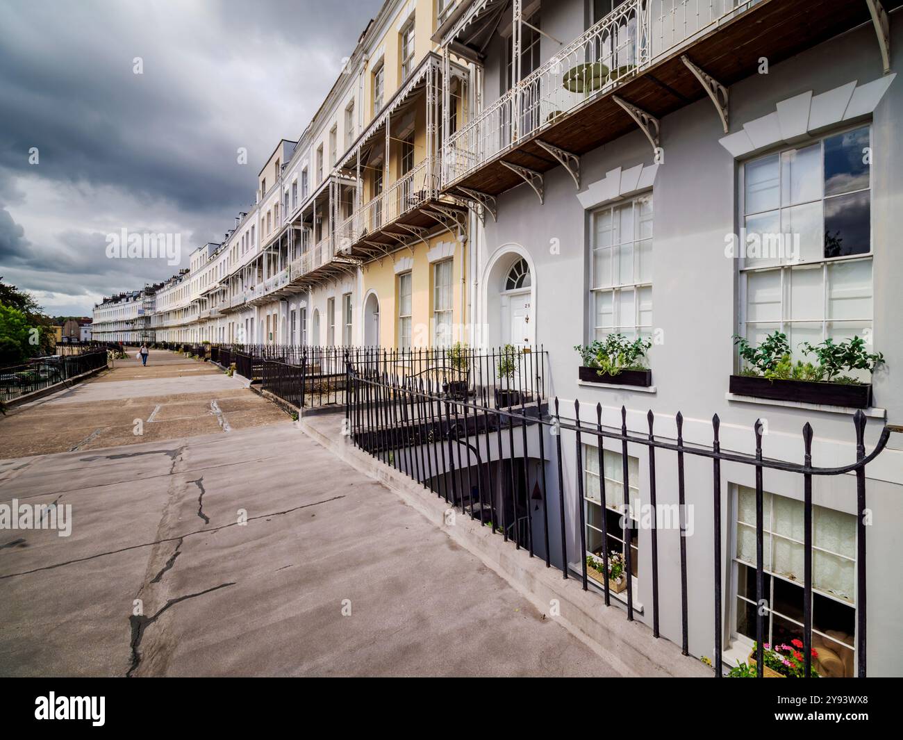 Architecture du Royal York Crescent, Bristol, Angleterre, Royaume-Uni, Europe Banque D'Images