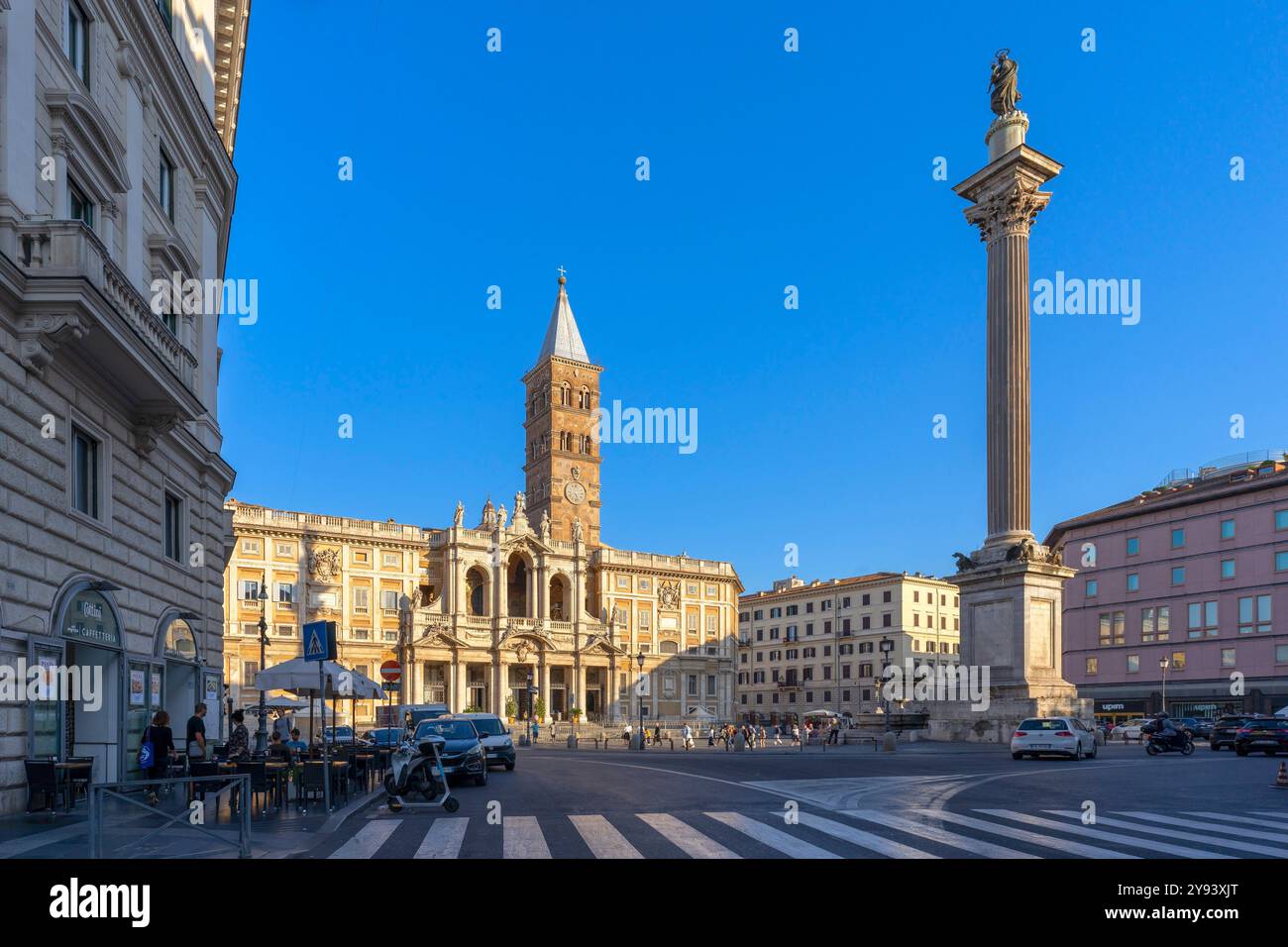 Basilique papale de Santa Maria Maggiore, site du patrimoine mondial de l'UNESCO, Rome, Latium, Italie, Europe Banque D'Images