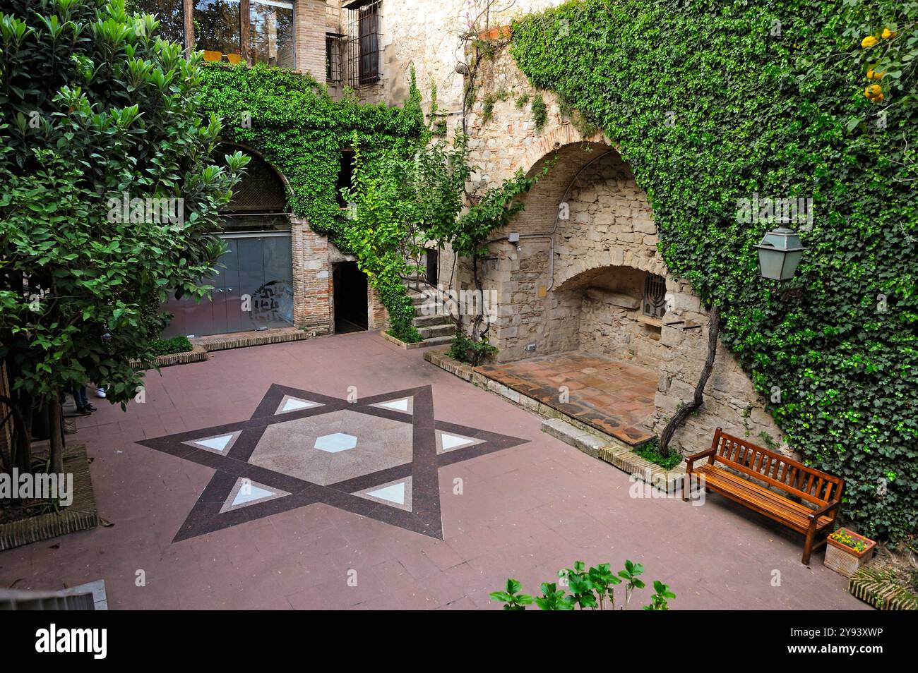 Musée historique juif à Gérone, Gérone, Catalogne, Espagne, Europe Banque D'Images