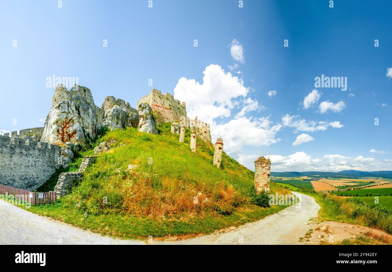 Château de Zipser, Slovaquie, Banque D'Images
