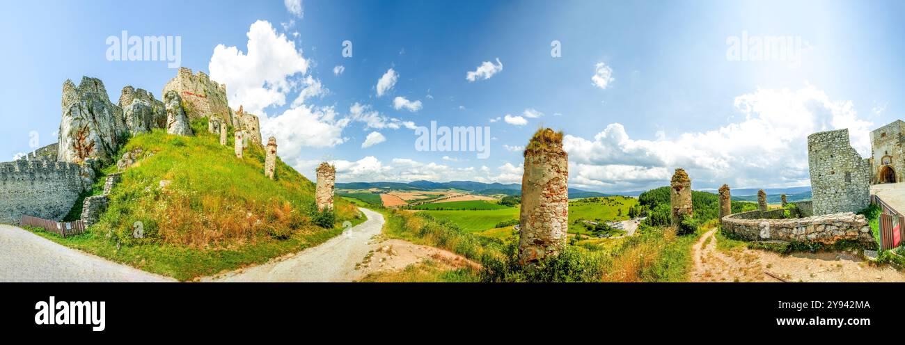 Château de Zipser, Slovaquie, Banque D'Images