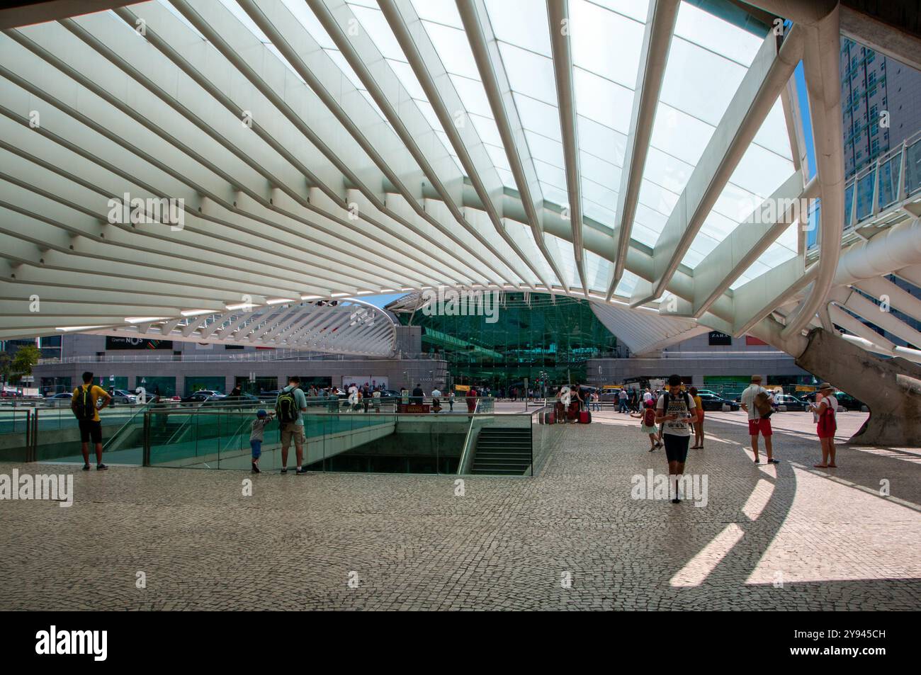 Aperçus et vues sur le centre commercial Vasco da Gama / Parc des Nations - Lisbonne, Portugal Banque D'Images