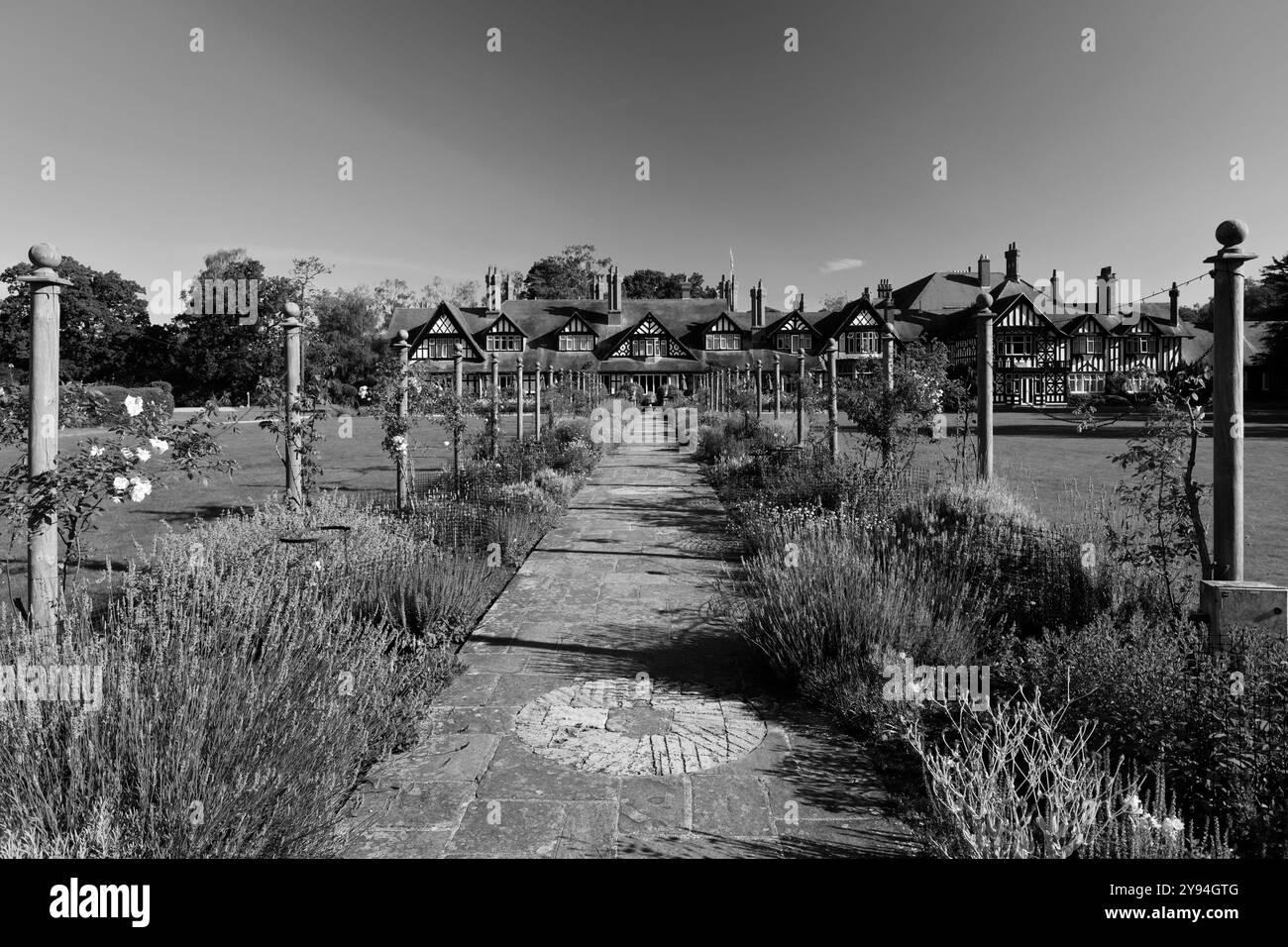 Le Petwood Hotel and Gardens, utilisé par la RAF comme un mess d'officiers pendant la seconde Guerre mondiale. Woodhall Spa, Lincolnshire, Angleterre Banque D'Images