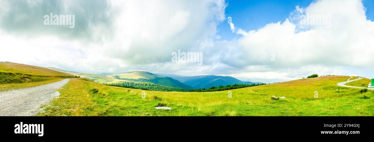 Transalpina, Săliște, Novaci, Sebes, route panoramique, România Banque D'Images