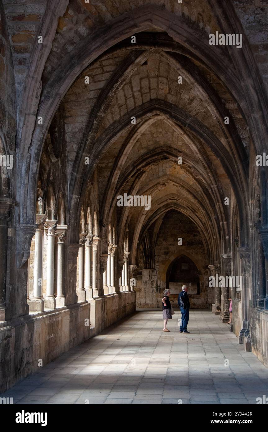 Église Santa Maria Maior ou Sé de Lisboa / Igreja de Santa Maria Maior - Lisbonne Portugal Banque D'Images