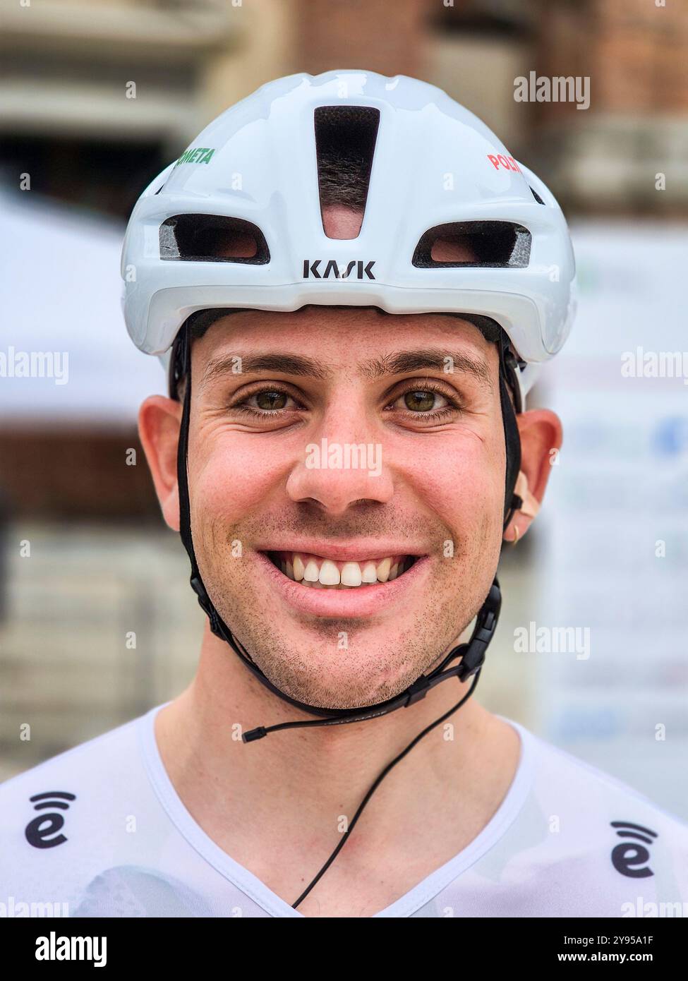 Italie, Legnano, Coppa Bernocchi 2024, le champion maltais Aidan Buttigieg, Banque D'Images