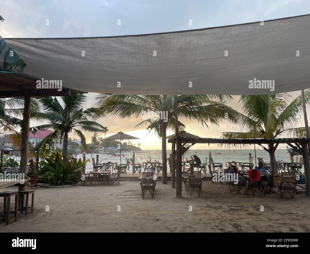 La plage de Zanzibar - Image de stock capturée avec un smartphone