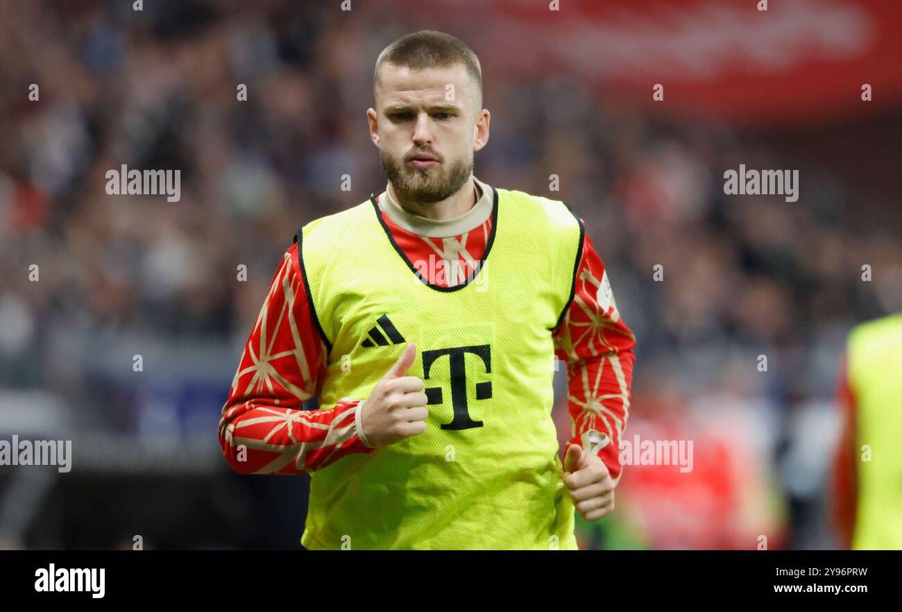 GER, Francfort, 1. Bundesliga, football, Eintracht Frankfurt - FC Bayern Munich, Deutsche Bank Park, 6 octobre 2024, match de championnat, 6e journée, hommes, saison 2024/25 Eric Dier (FC Bayern Muenchen, 15), crédit : HMB Media/Heiko Becker/Alamy Archival, DFL RÈGLEMENT INTERDIT TOUTE UTILISATION DE PHOTOGRAPHIES COMME SÉQUENCES D'IMAGES ET/OU QUASI-VIDÉO. Banque D'Images