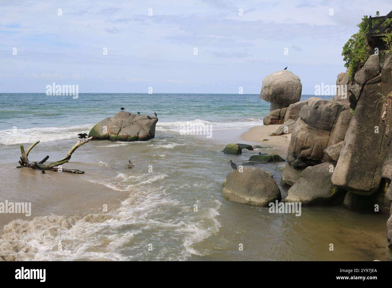 Playa de Angeles Banque D'Images