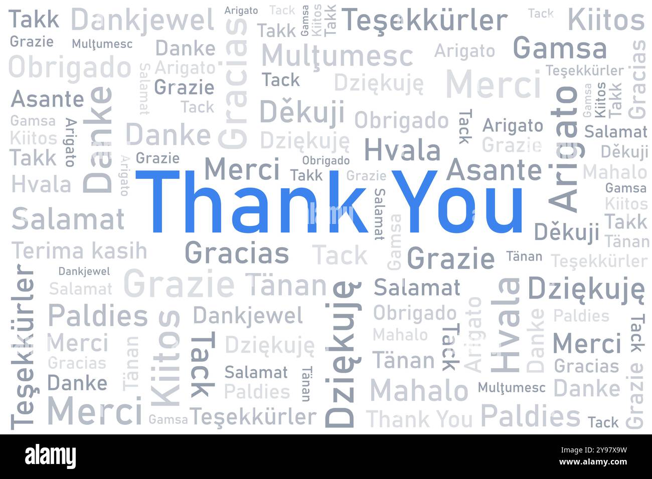 Merci langues concept design. Merci Words design international. Illustration de Vecteur