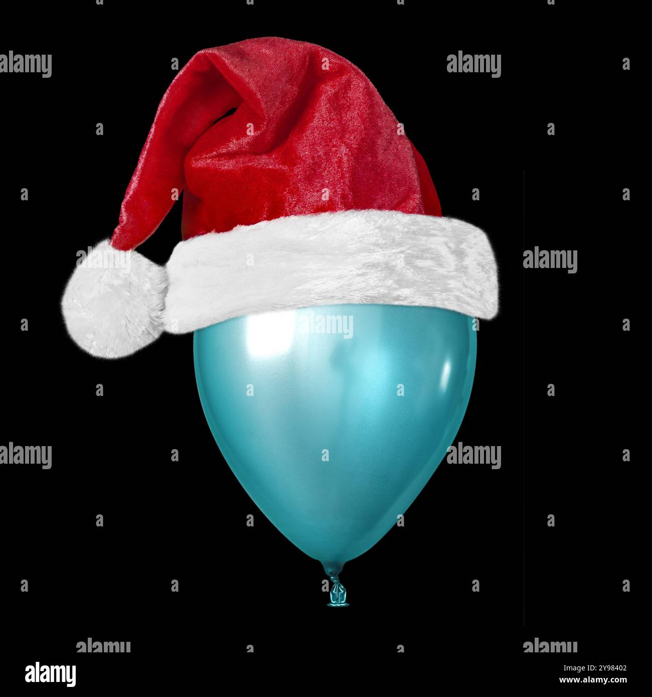 Photo de Noël sur fond noir Banque D'Images