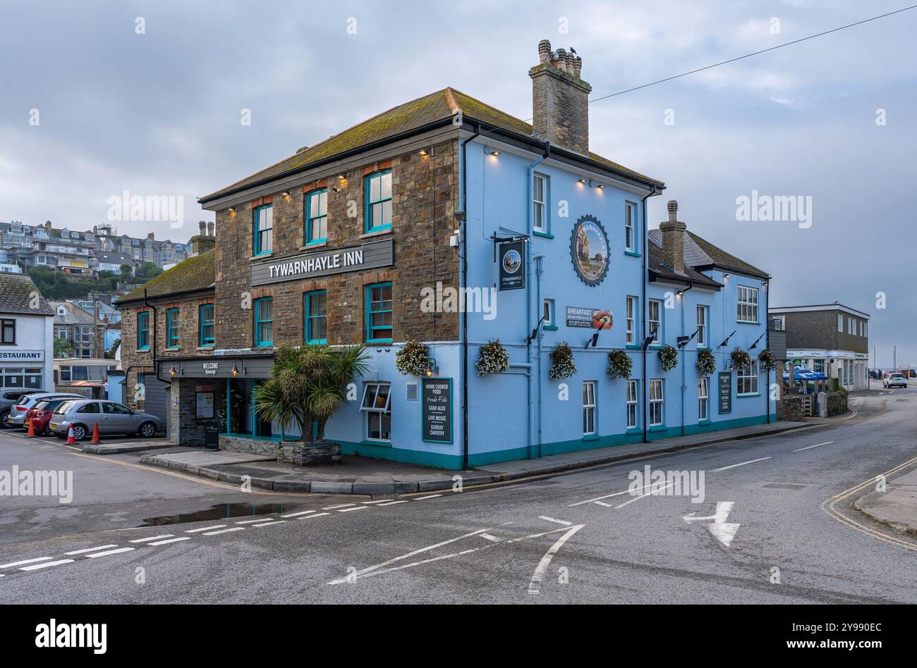 Perranporth, Royaume-Uni, 22.09.2024, le Tywarnhayle inn, un pub spacieux dans le centre de Perranporth Banque D'Images